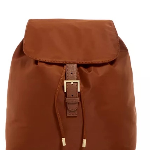 Stoney Clover Lane Nylon Flap Backpack chocolate brown